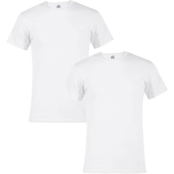 Soffe Men Adult 5.2 oz. Short Sleeve Tee, White, 100% Cotton